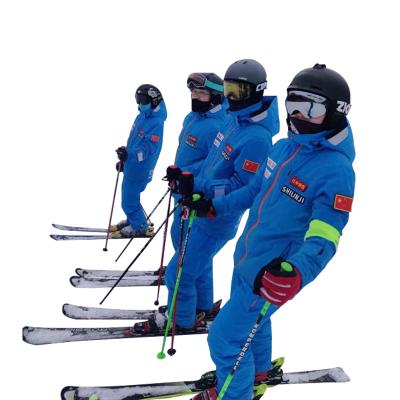 China Custom Made Breathable Practical One-Piece Winter Snow Ski Suits Men Snowsuit Waterproof Outdoor Sports for sale