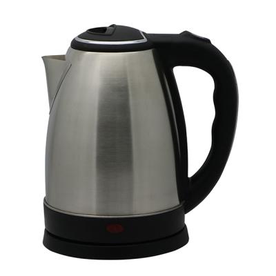 China Good Low Prices 360 Degree Rotation 1500W 1.8L Matt Brushed Stainless Steel Body Electric Water Kettle Tea Kettle for sale