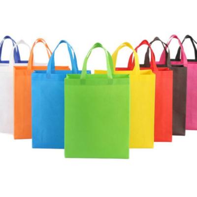 China Cheap Price Handled Printed Logo Recyclable Promotional Non Woven Bags for sale