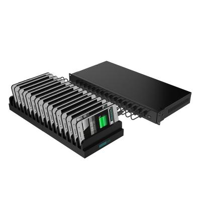 China Syncs& Charging Sipolar A-165 Grad 16 Industrial Left Rack USB Hub Charing Hub Station Mountable Tablet Smartphone for sale