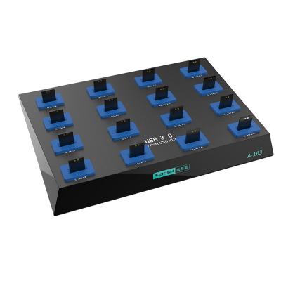 China Sipolar a-163 china supply 16 ports usb duplicator 3.0 selling hub mobile devices .desk best computer for usb disk for sale