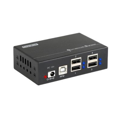 China Hot Selling Sipolar A-142 4in1 4 Ports USB 2.0 Hub Mobile Devices .desk Computer Sipolar For USB Keyboard Mouse With 21W Power Supply for sale