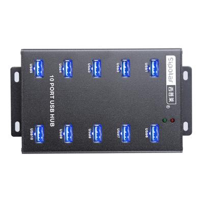 China PSU Sipolar Shenzhen USB A-300 Desktop Hub 10 USB Data Transfer Hubs 12V 5AM Port Timing Data Transmission for sale