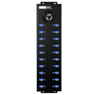 China Syncs And Charging Table Industrial Led Data Rack Lighted Port USB Hubs Sipolar Port Usb 20 Super Smart Multiple USB 2.0 Hubs Power Switches for sale