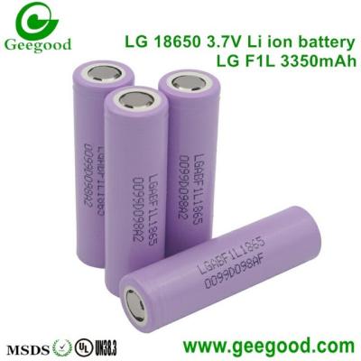 China Authentic  F1L 3350mAh 3.7V lithium battery 18650 high capacity batteries for sale