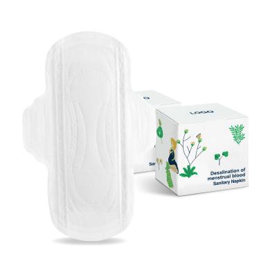 China OEM Super Absorbent Instant Absorption Sanitary Napkin Pad Menstrual Pad Menstrual Pad Desalination Menstrual Blood for sale