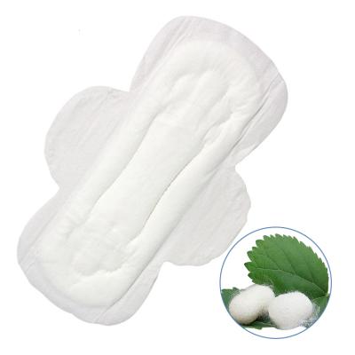 China Wholesale Hygiene Products Super Absorbent Female Private Label OEM Natural Soft Silk Sanitary Napkin for sale