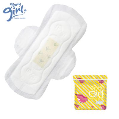 China OEM Super Absorbent Cotton Tea Polyphenols Chips Sanitary Napkin 240mm Teen Soft Hygiene Feminine Sanitary Napkin With Personal Logo for sale