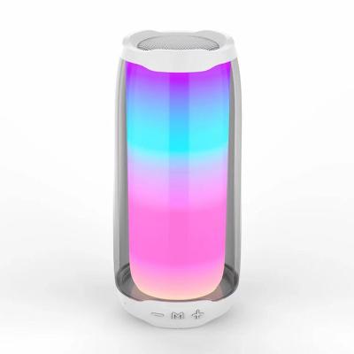 China Wireless Charger For Mobile Phone Hot Pulse 4 Radio Speaker 360 Degree Led Powerful Sound BT 5.0 Bass Colorful Lights Portable Deep Speakers for sale