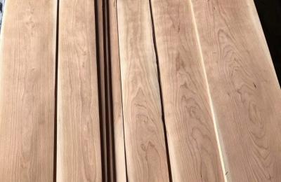 China Natural Cherry Veneer Real Wood Veneer For Furniture Manufacturing for sale