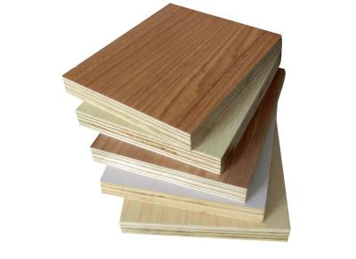 China High Strength Melamine Multi Colored Layered Plywood Length 2.44m for sale