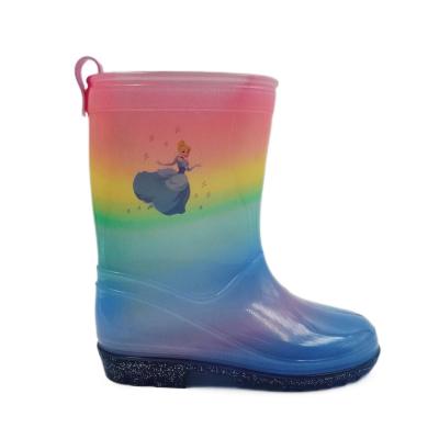 China 2021 New Design Factory Rubber Shiny Spring Light Weight Cheap Rubber Boots Safety Handsome Rainboots Colorful for sale