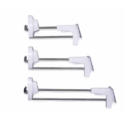 China ABS+Metal Tocvue TS Series Locking Security Display Hanging Hook For Slatwall And Pegboard for sale