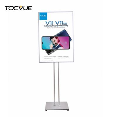 China Ultra Thin Glass Led Light Box Advertising Equipment Stand For Mobile Shop A2 for sale