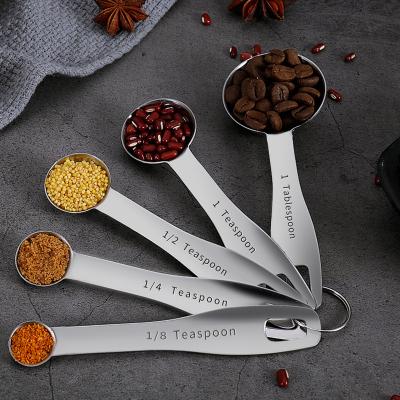 China Amazon Viable Measuring Cups Spoon Household Stainless Steel Hotel Bag Kitchen Metal Customized Tools Instruments Hot Selling Cooking Spoon for sale