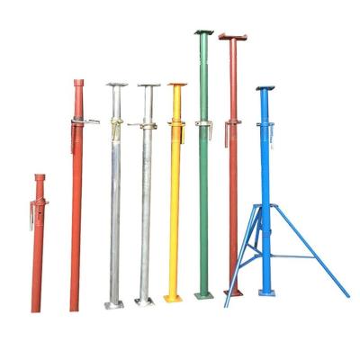 China Traditional Construction Concrete Slab Galvanized Adjustable Pipe Support Scaffolding Slab Acro Jack Acrow Prop for sale