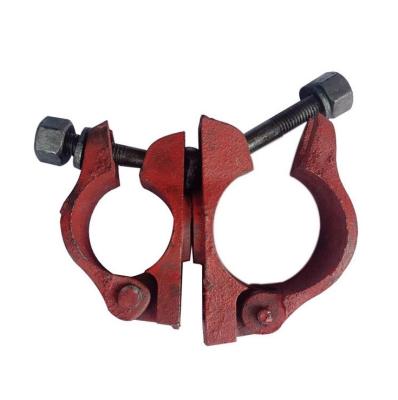 China Traditional Scaffolding Metal 90 Degree Swivel Clamp Forged Double Coupler 0.8kg 0.85kg 1kg 1.1kg Scaffold Coupler for sale