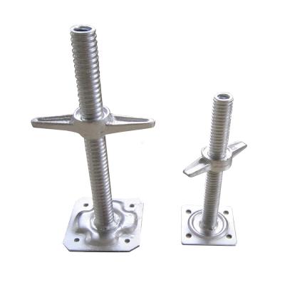 China Modern Stainless Steel Scaffolding Screw Base Jacks For Slab Support for sale