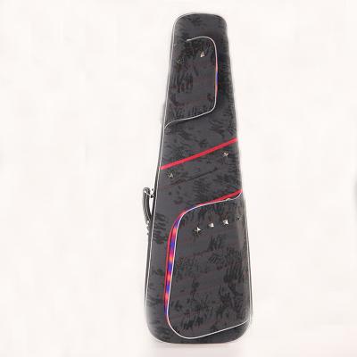 China Durable Black Padded Guitar Bag Gig Bag 6mm Backpack Guitar Soft Padded Case With 0.5inch Thick Padding for sale