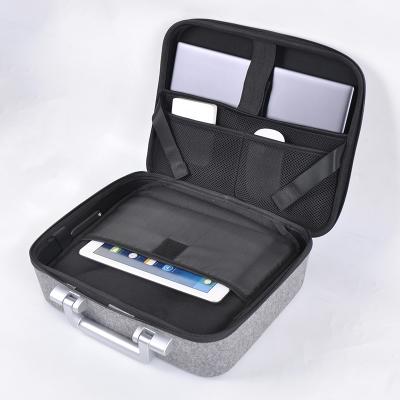 China Eco-Friendly Tea Cup Set In The Harshell Notebook Laptop Case EVA Bag Hot Black Box for sale