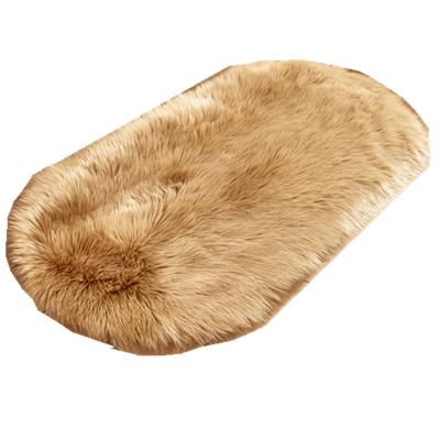 China Modern European Style Durable Soft And Fluffy Faux Fur Cover Lambswool Sheepskin Chair Couch Cover Shaggy Area Rugs For Bedroom Living Room for sale