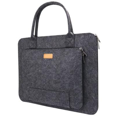 China Polyester Wholesale Portable Travel Felt Laptop Bag Protective Bag Protective Computer Bag for sale