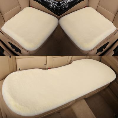 China Warm Comfortable Fluffy Plush Cushion Car Sun-exposed Car Decoration Furry Car Accessories for sale