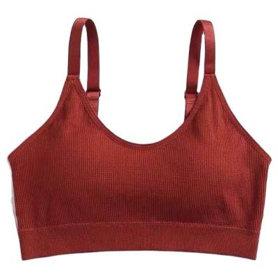 China YCH QUICK DRY Girls Bra Nylon Panties Set Breathable Seamless Comfortable Push Up Bra Simple One Piece Underwear for sale