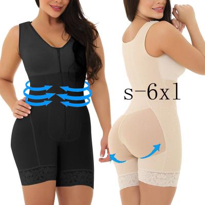 China YCH Antibacterial Shapewear Legging Big Fat Chest Front Zipper Abdomen Gather Your Bodysuit Women Hip-lifting and Shaping Underwear for sale