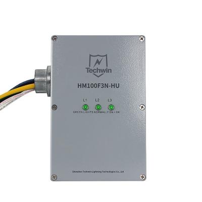 China Type - 2 Surge Protection Device Box , AC 220V / 127V Power Supply SPD Box 1994 Listed HM100F3N-H for sale