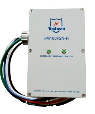 China Techwin TVSS 100kA SPD Class B Surge Protection Device with UL for 127/220V AC System HM100F2N-H for sale