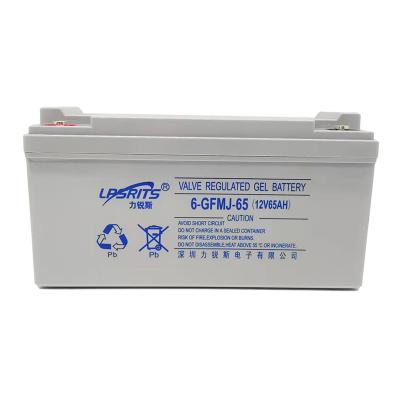 China LIRUISI UPS loodzuuraccu 12V 65Ah VRLA-accu Klepgeregelde loodzuur 6-GFM-65 Te koop