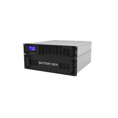 China Black Uninterruptible Power Supply Rack 40Hz-70Hz With Surge Protection zu verkaufen