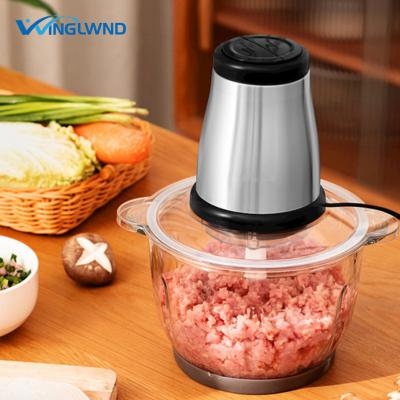 China Multifunctional Stainless Food Cleaver Machine Meat Grinder High Efficiency Household Electric Chopper for sale