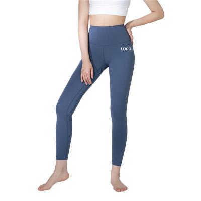 China Breathable Antibacterial Fabric Yoga Pants Waist Trainer With Pockets Workout Gaiters Yoga Pants Gym Running Gaiters for sale