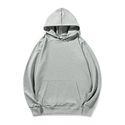 China 2021 wholesales casual style gym Anti-wrinkle new spring gray empty men's hoodies for sale