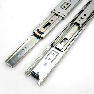 China Modern Furniture Hardware Cabinet Drawer Slide 45mm Ball Bearing Slides for sale