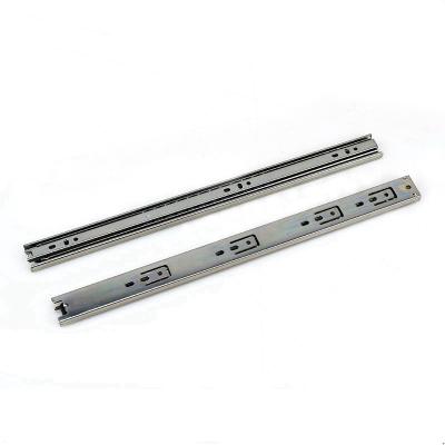 China Modern Ball Bearing Drawer Slide 30mm Cold Rolled Heavy Duty Telescopic Steel Drawer Slide Rail Wholesale for sale