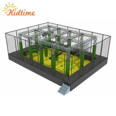 China Spring Entertainment Training Kids Adults Obstacle Course Warrior Galvanized Tube+PP+Equipment For Sale for sale