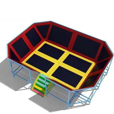 China ALLOY STEEL Customized Height Safety Kids Indoor Jumping Trampoline for sale