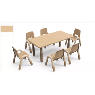 China Cheap School Used Toddler Free Plasitc Child Set Nursery Kindergarten Furniture Preschool Table And Chair for sale