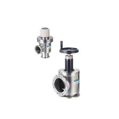 China Pneumatic Angel Baffle Valve Vacuum Application Promotion GDQ-J250/KF High Vacuum Valves for sale