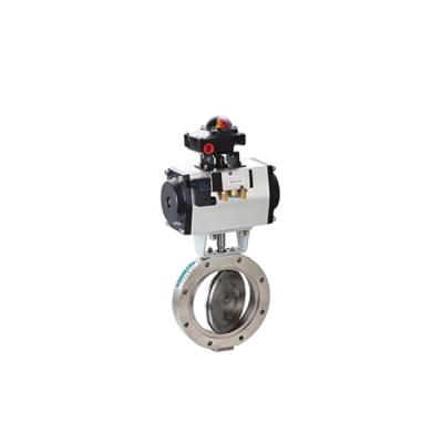 China A Brand Manual Pneumatic Vacuum Application EVP Electric Butterfly Vacuum Valve / Wetter Needle Valves for sale