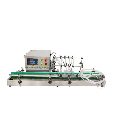 China 4 Head Semi Automatic Linear Food Filling Machine Olive Oil Filling Machine, Honey Filling Machine for sale