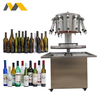 China Food Wine Glass Bottle Filling Machine Wine Filling Machine Semi Automatic Rotary Siphon Filling Machine for sale