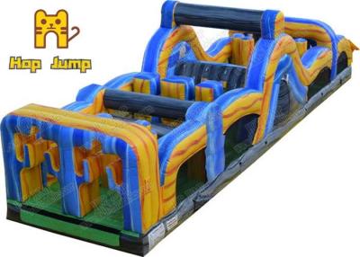 China OEM ODM Moonwalk Blow Up Obstacle Course On Water Flame Retardant for sale