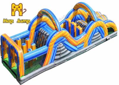 China 0.55mm PVC Blow Up Bounce House Playground Waterproof For Fun City for sale