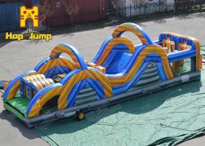 China Large Jumping Castle Indoor Playground 40 Ft Obstacle Course Inflatable for sale