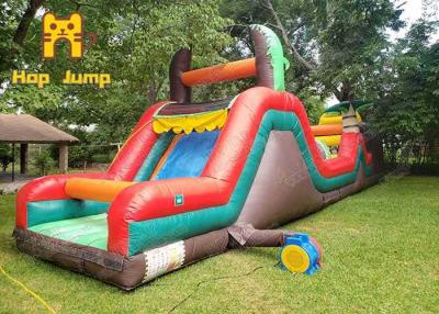 China Long 4x10m Inflatable Obstacle Course 1000D PVC Inflatable Water Assault Course for sale