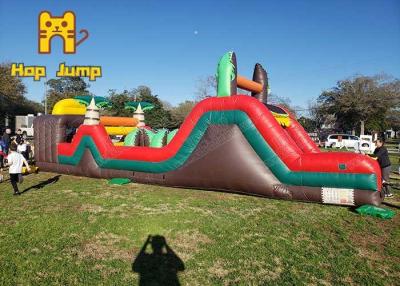 China GSKJ Outdoor Inflatable Obstacle Course Jumper For Adults Rental for sale